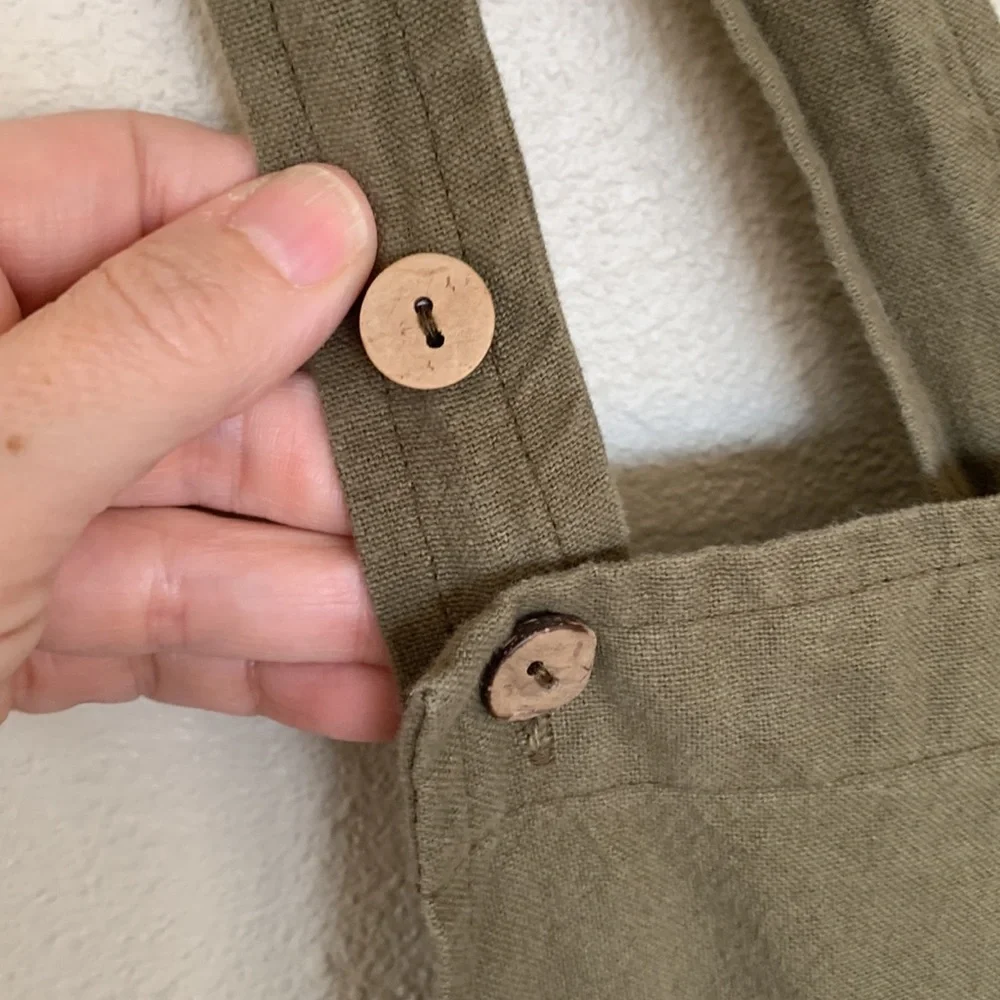 Olive Green Women's Jumpsuit - Picture 5 of 9